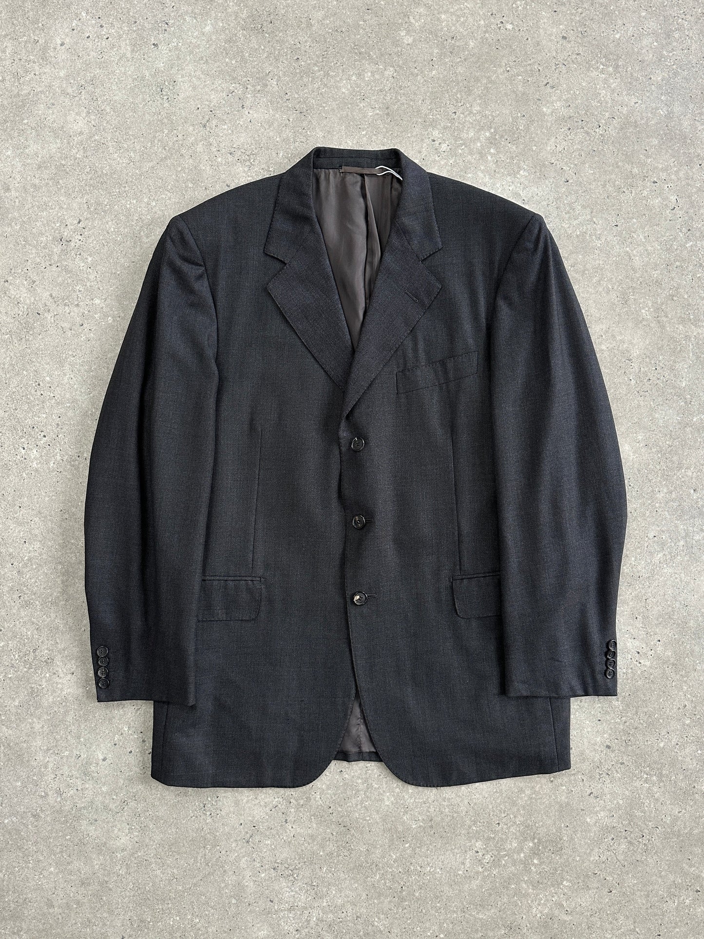Hartwood x Loro Piana 1990s Pure Tasmanian Wool Single Breasted Blazer - 46R/XL