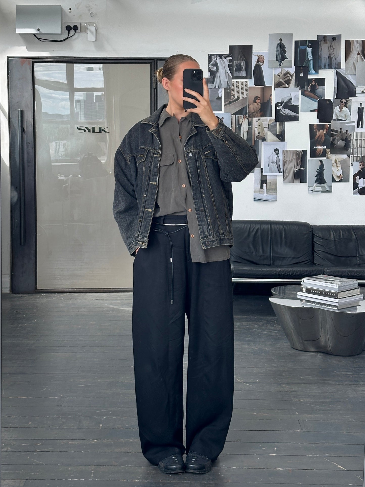 Vintage 1990s Boxy Denim Jacket - M