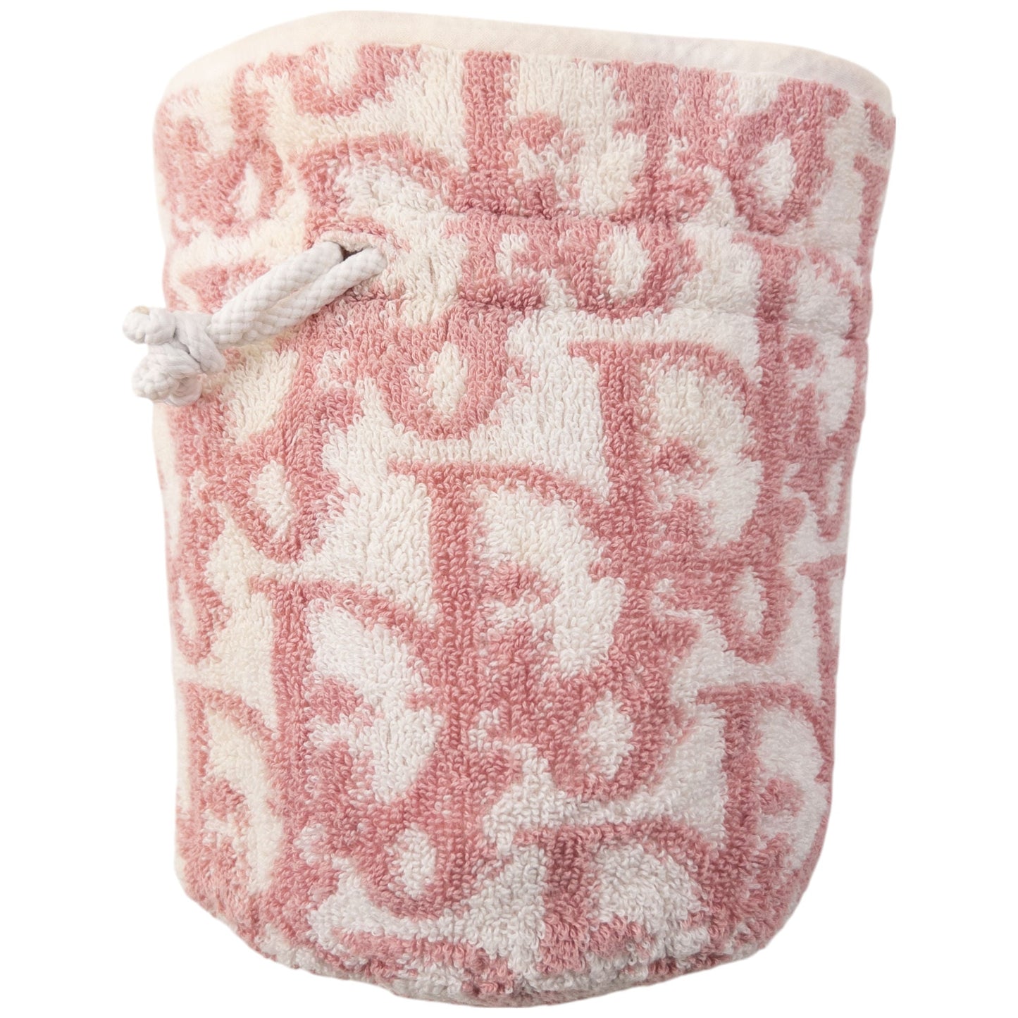 Vintage Dior Monogram Terry Monogram Drawstring Bag