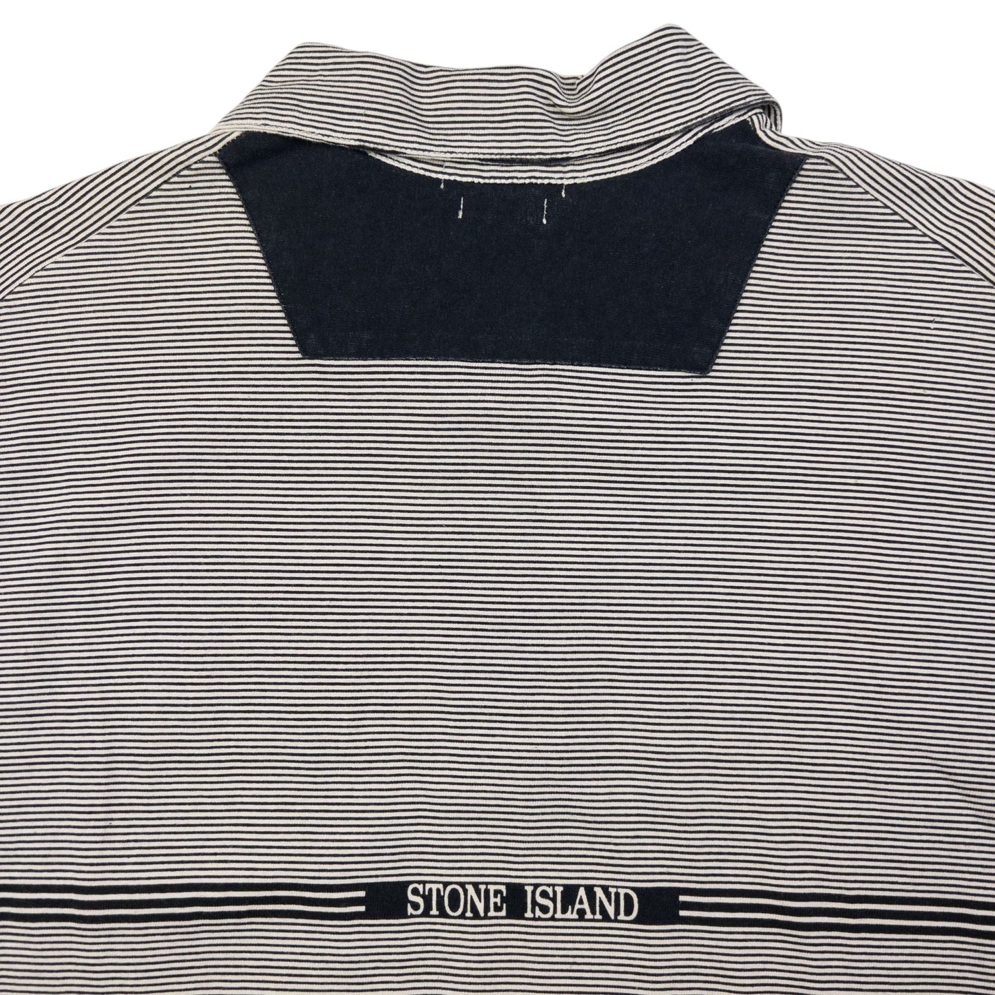 Vintage Stone Island Striped Polo Shirt Size M