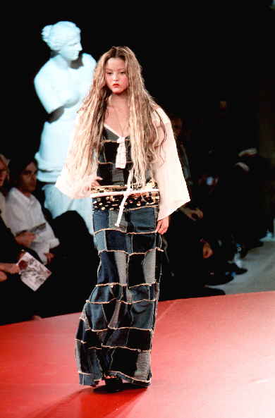 S/S 1999 Jean Paul Gaultier patchwork skirt