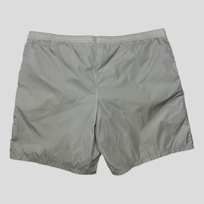 Prada Sport 2007 Nylon Red Tab Swim Shorts - IT52 (L) | Large, Grey