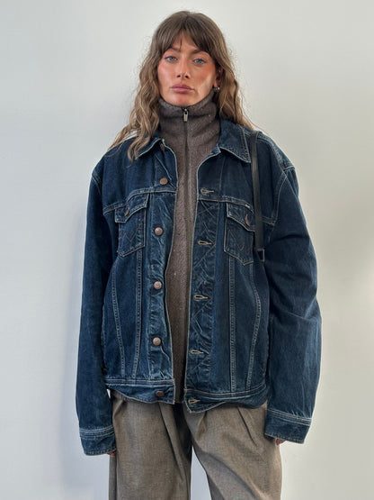 Wrangler 1990s Mid Wash Denim Jacket - XL