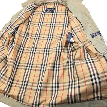 Vintage 90s Burberry Nova Check Lined Jacket Size M | Medium, Green