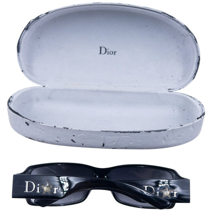 Vintage 2000s Dior Star Gem Sunglasses | O/S, Black