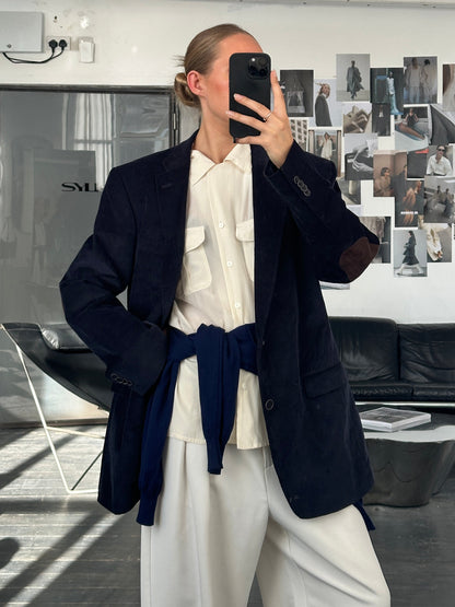 Tommy Hilfiger 2000s Corduroy Single Breasted Blazer - 42L/XL