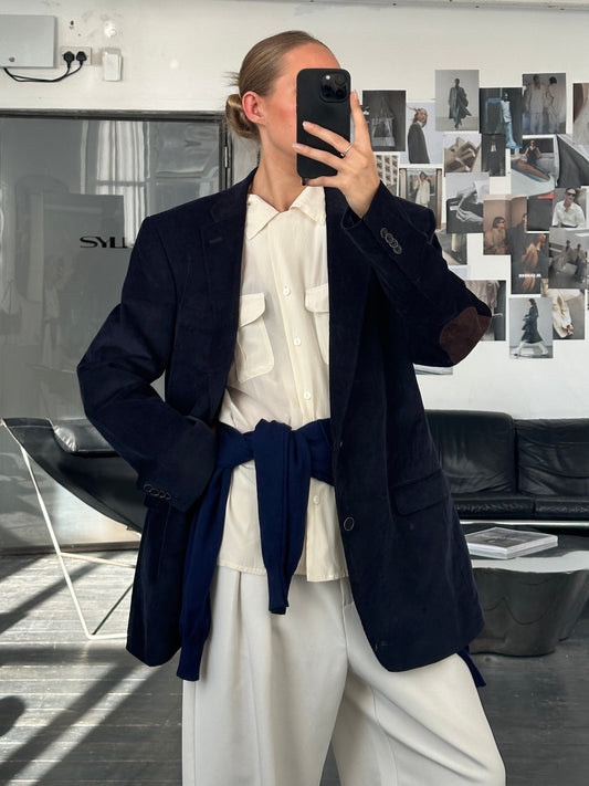 Tommy Hilfiger 2000s Corduroy Single Breasted Blazer - 42L/XL