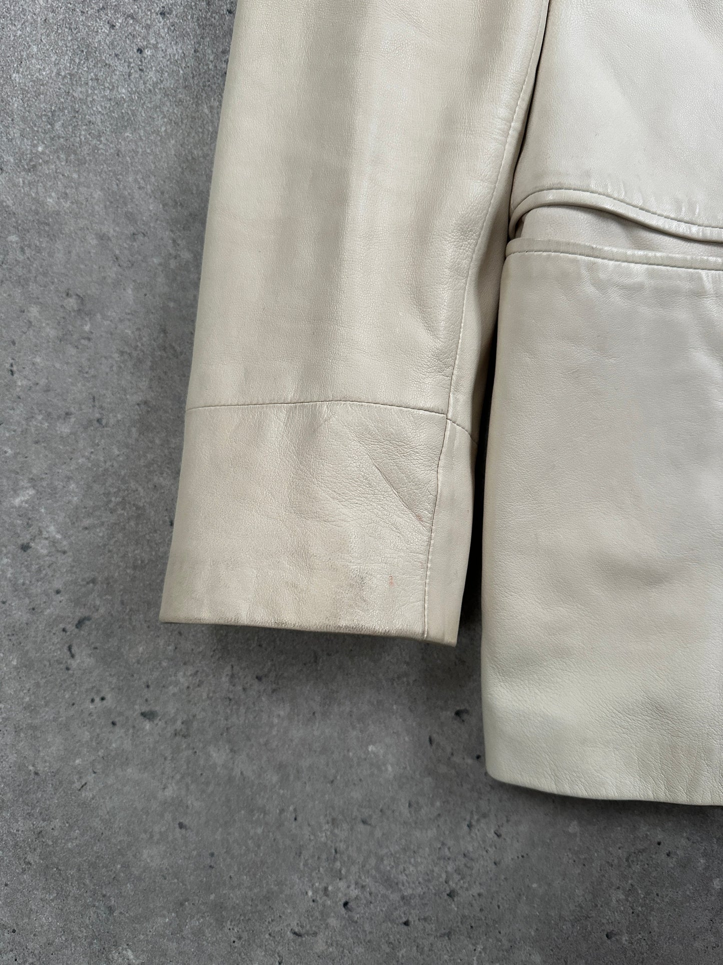 Gianni Versace 1990s Leather Jacket - S