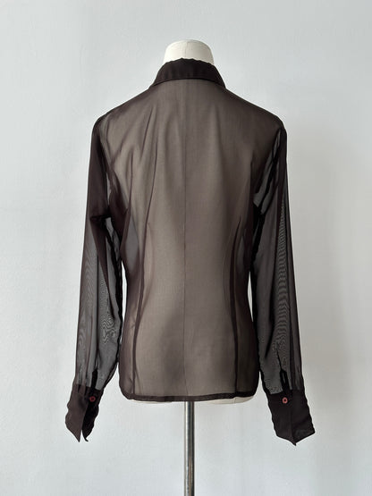 Vintage 2000s Sheer Shirt - S