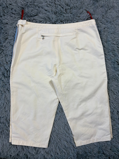 Prada Sport SS00 Gel Seam Stash Pocket Capri Trousers Shorts - IT44 | O/S, Blue