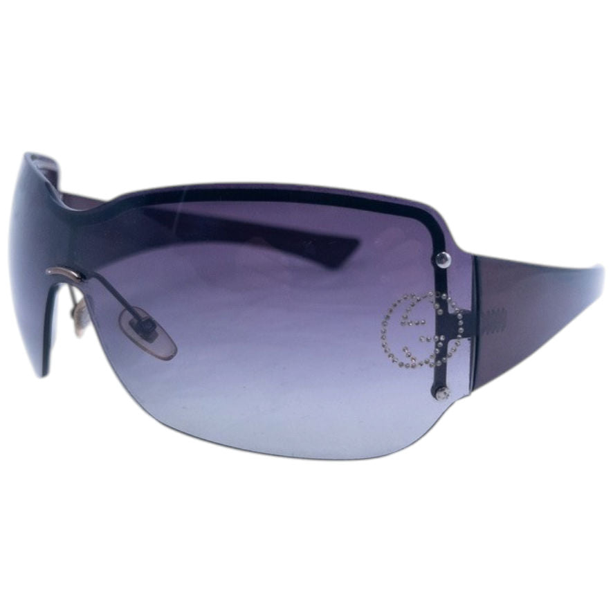 Vintage 2000s Gucci Rimless Sunglasses | O/S, Grey