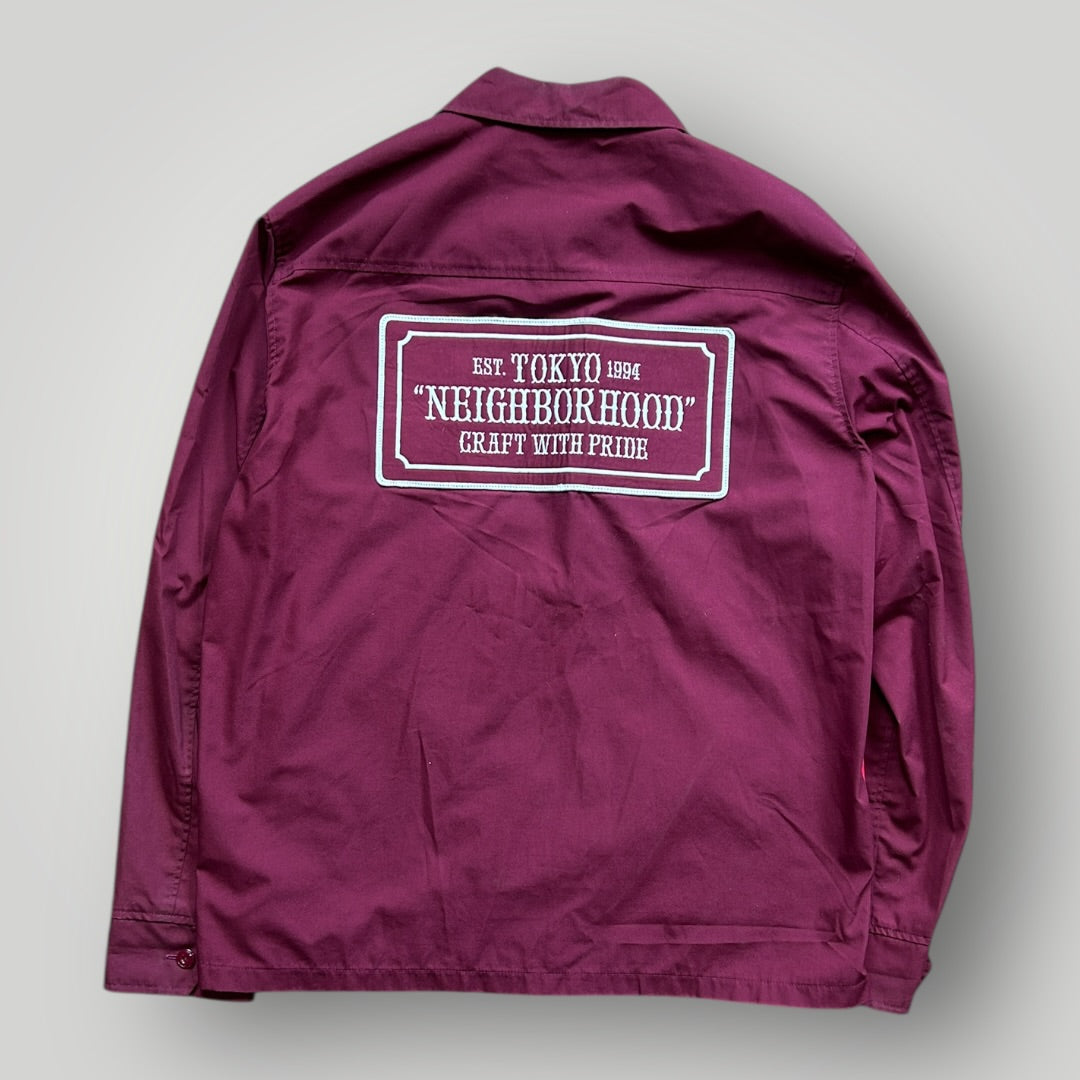 Neighbourhood 'Fu*k Em' Coach Jacket L | Default Title, Red