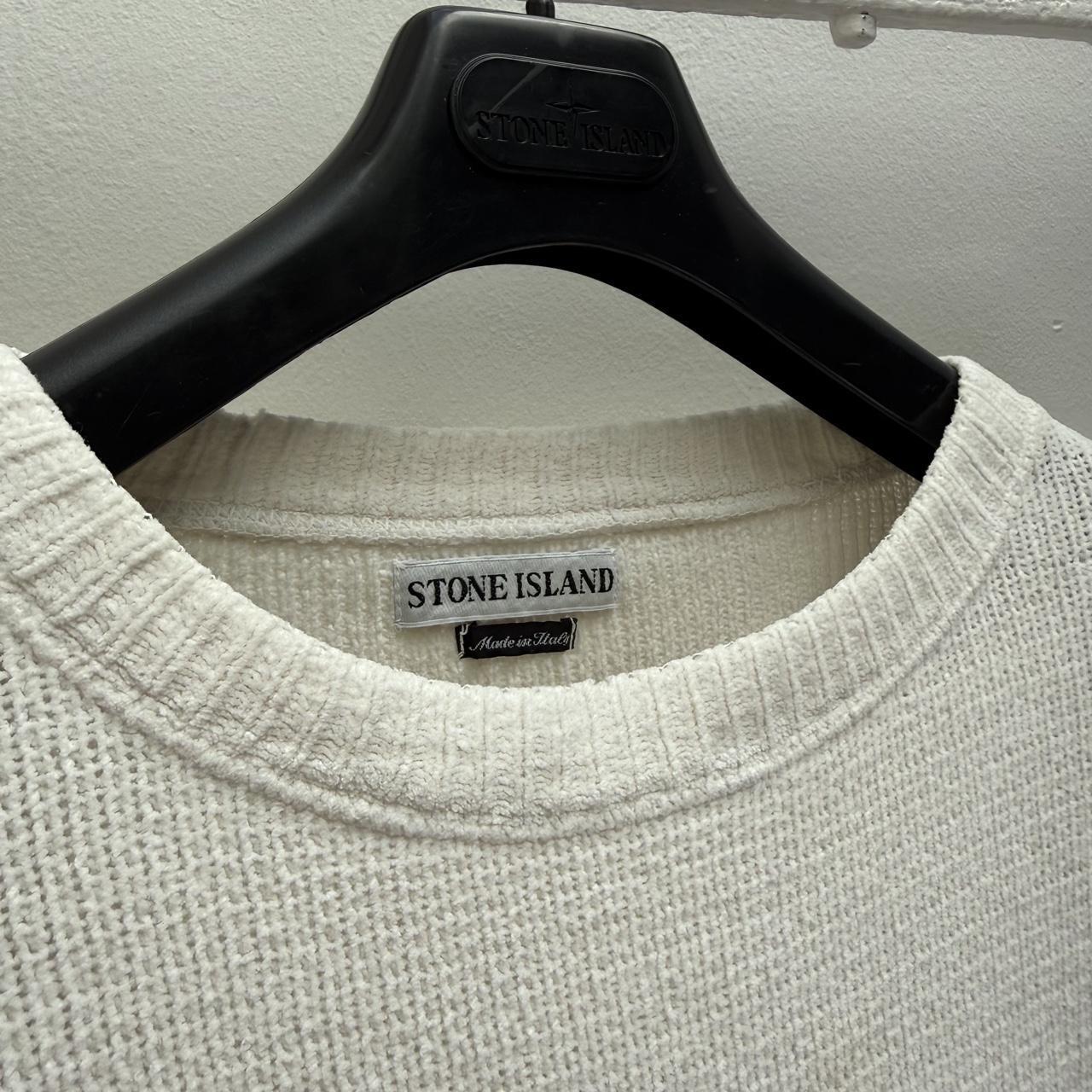 90’s Stone Island Soft Cotton Knit Jumper (L) | Large, Green