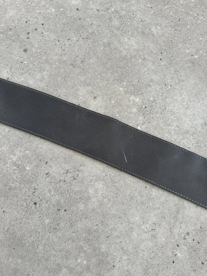 Vintage 1990s Chunky Circular Leather Belt - W35