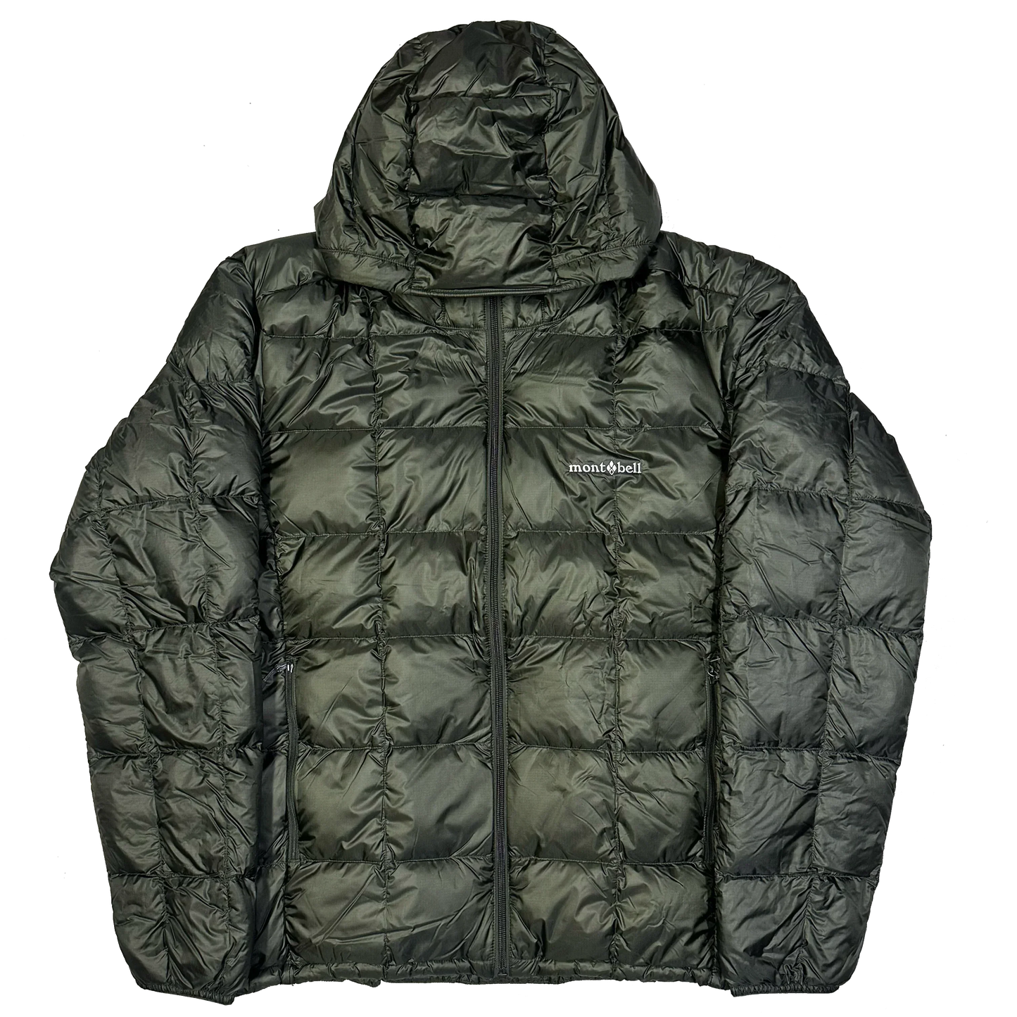 Montbell Superior Down Parka Puffer Jacket In Dark Green ( US/EUR L )