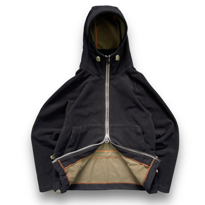AW99/00 Maharishi Proline Hooded Fleece Jacket (S) | Default Title, Black