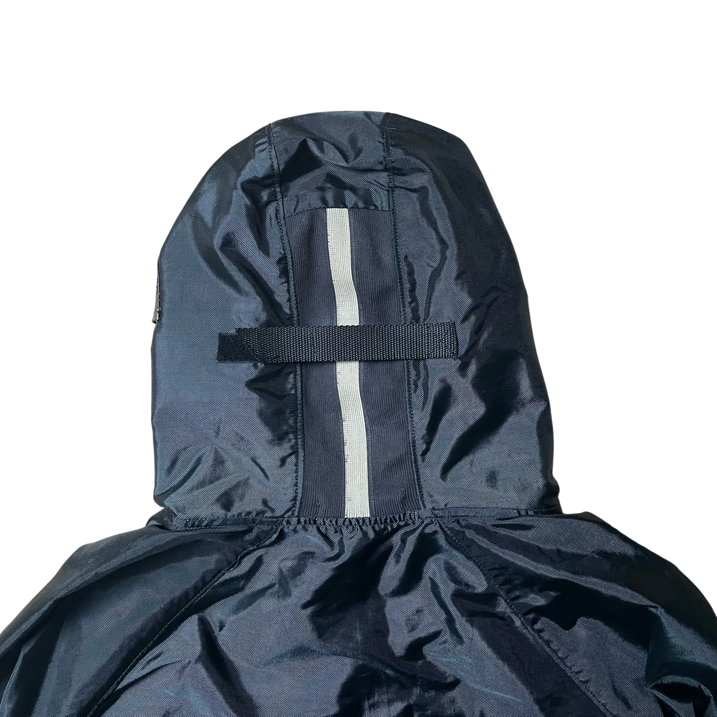 S/S 1995 Petrol Blue Hooded Coach Jacket