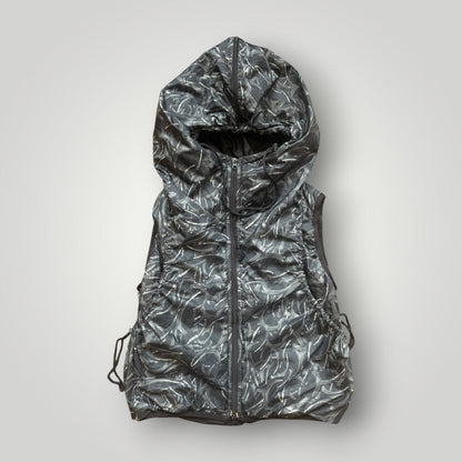 Final Home FW/2002 Interchangeable Split Hood Vest S | O/S, Camo