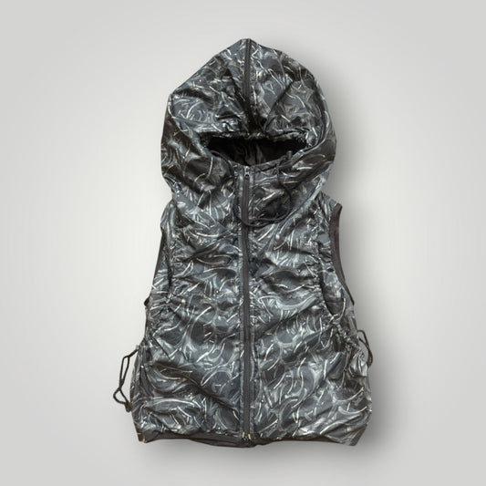 Final Home FW/2002 Interchangeable Split Hood Vest S | O/S, Camo