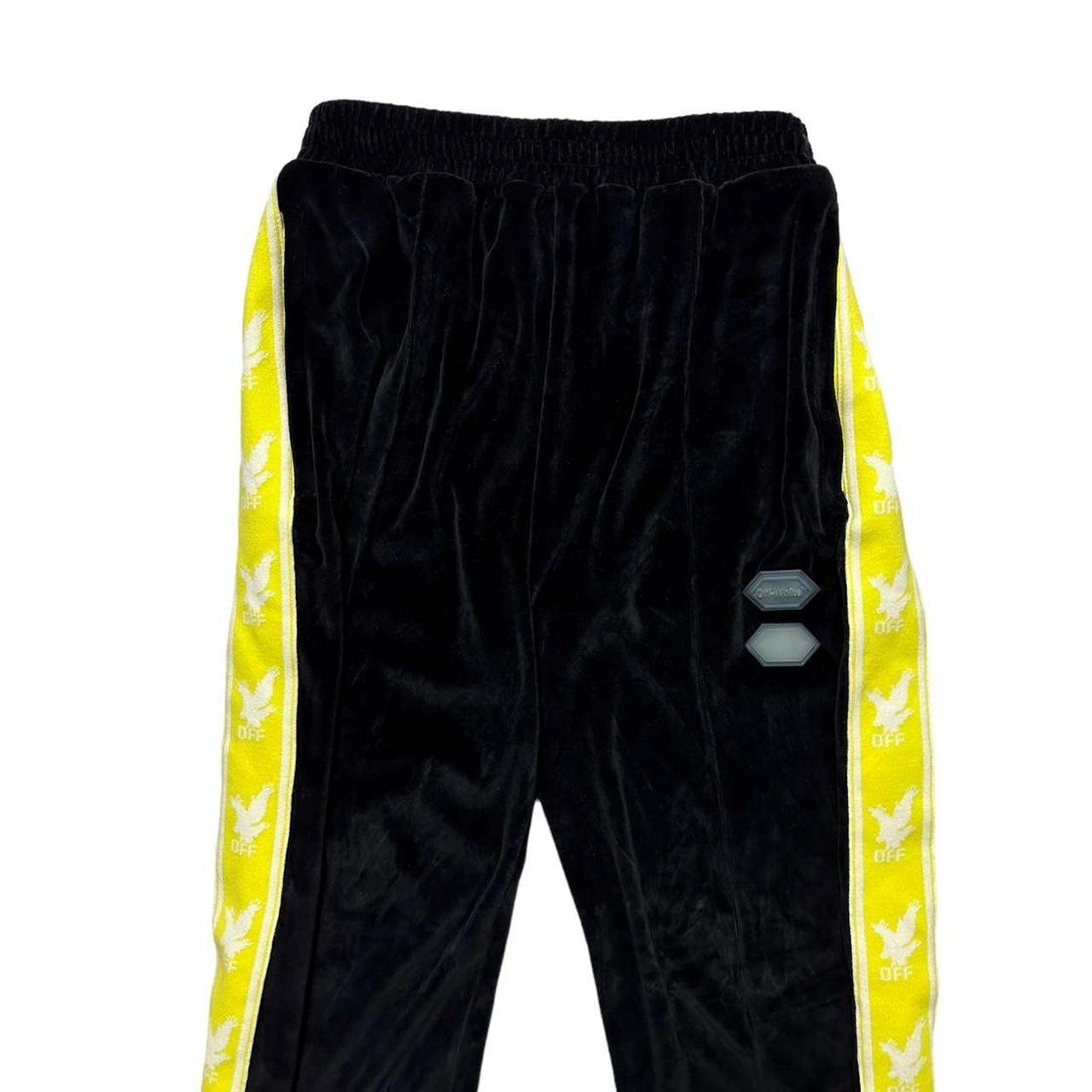 Off-White Velour Side Stripe Bottoms - Known Source