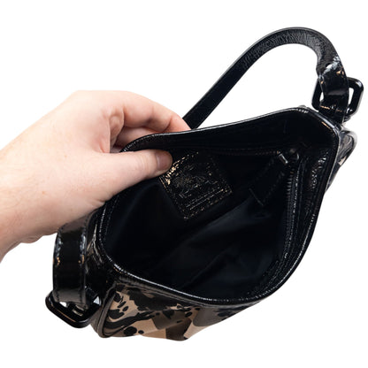 Vintage Burberry Floral Nova Check Shoulder Bag