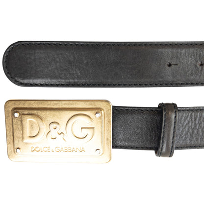 Vintage 2000s Dolce & Gabbana Leather Belt Size XL | O/S, Multicoloured