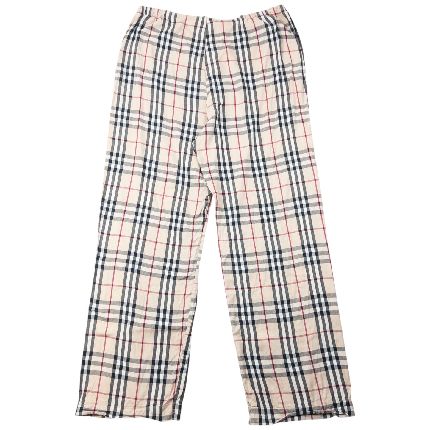 Vintage 2000s Burberry Nova Check Shirt & Bottoms Pyjama Set Size XL | XL, Beige with Nova Check