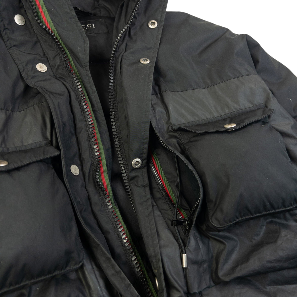 Vintage 2000s Gucci Zip Up Padded Jacket Size XXL | XXL, Black