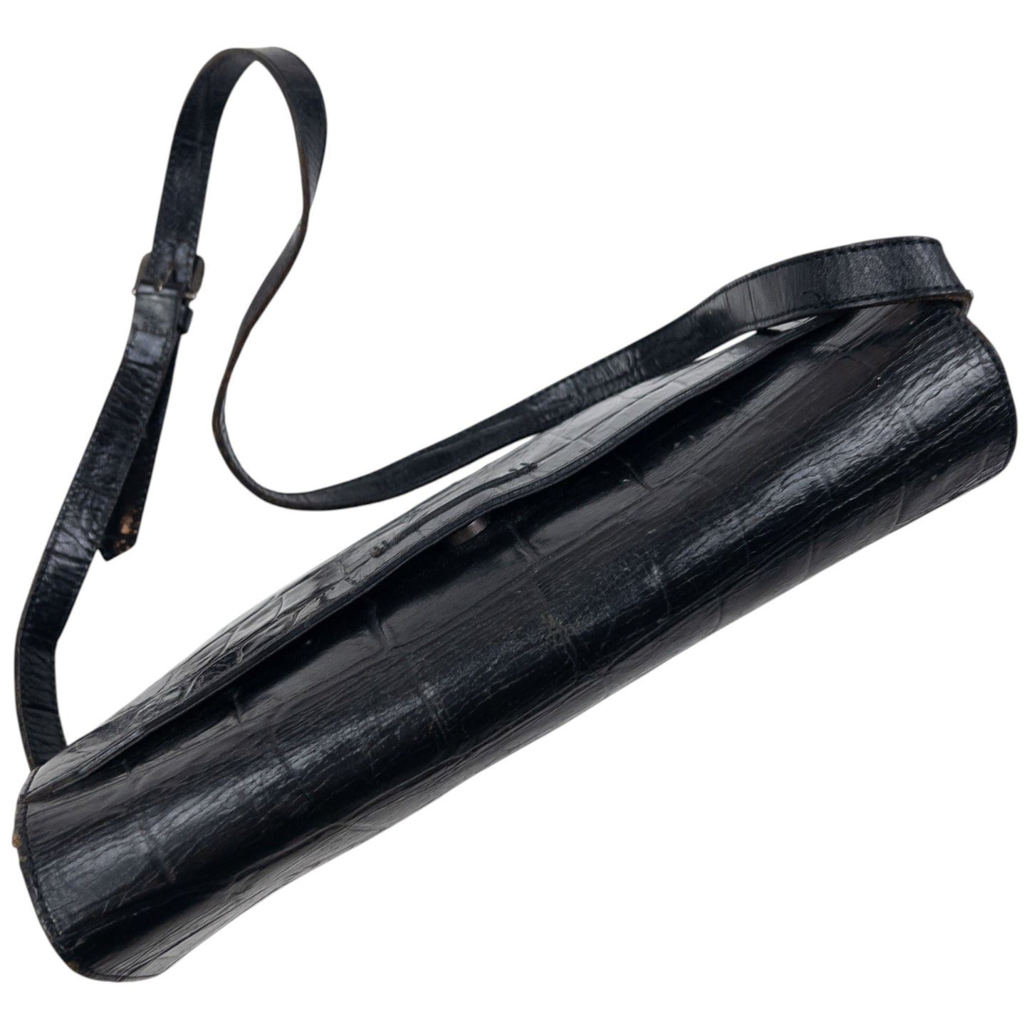 Vintage Jean Paul Gaultier Crocodile Embossed Crossbody Bag