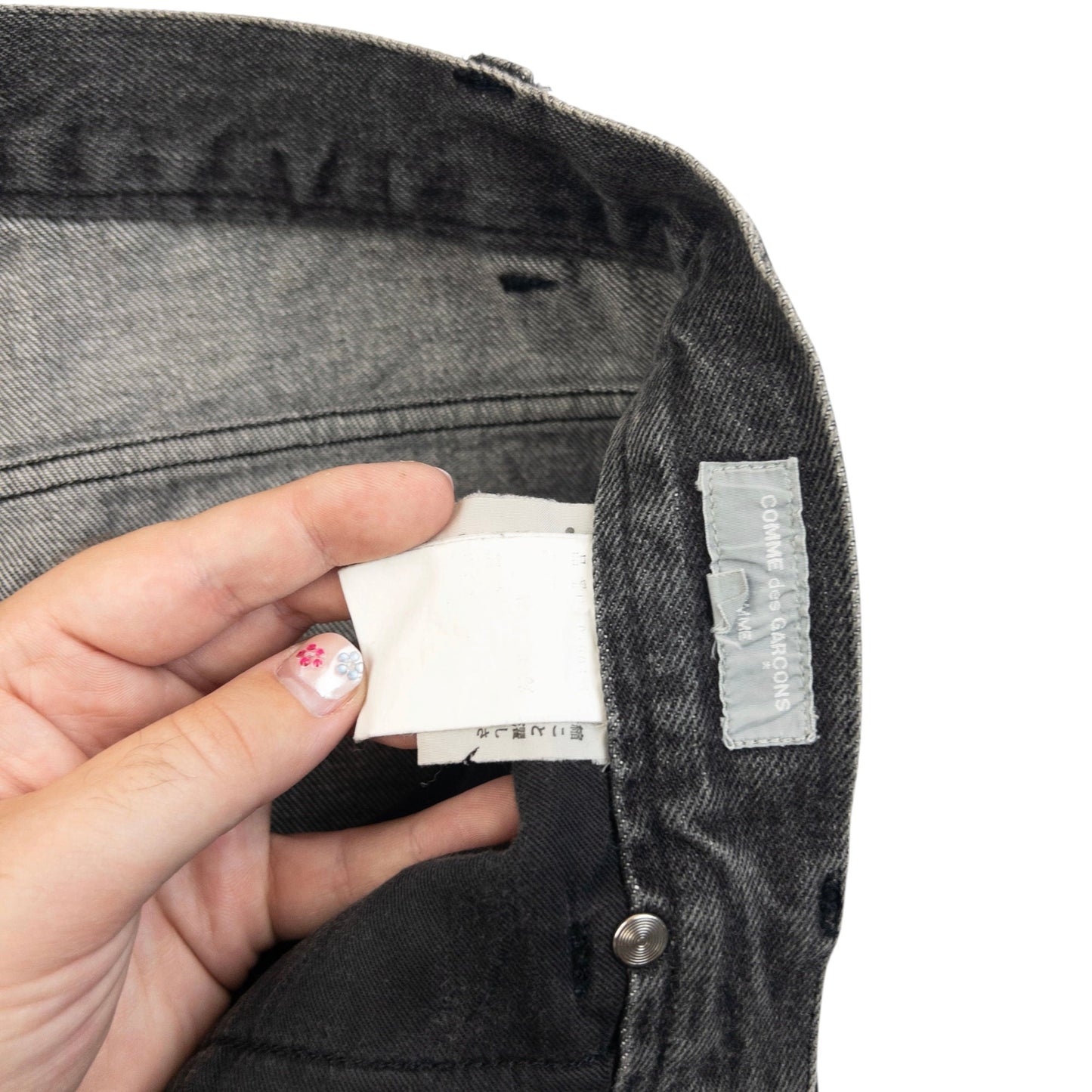 Vintage 90s Comme Des Garçons HOMME Denim Jeans Size W30 | W30, Grey