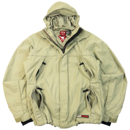 Vintage 90s Oakley Zip Up Snowboarding Jacket Size S | Small, Green