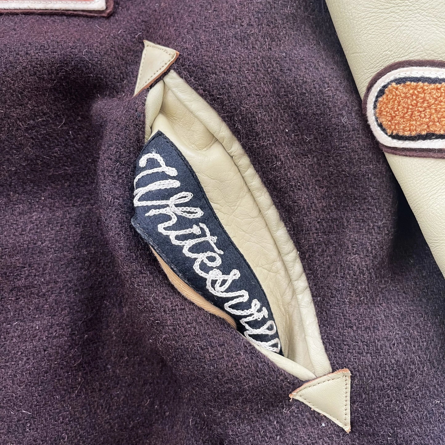 Whitesville 'Surfs Up' Varsity Jacket - Size XL