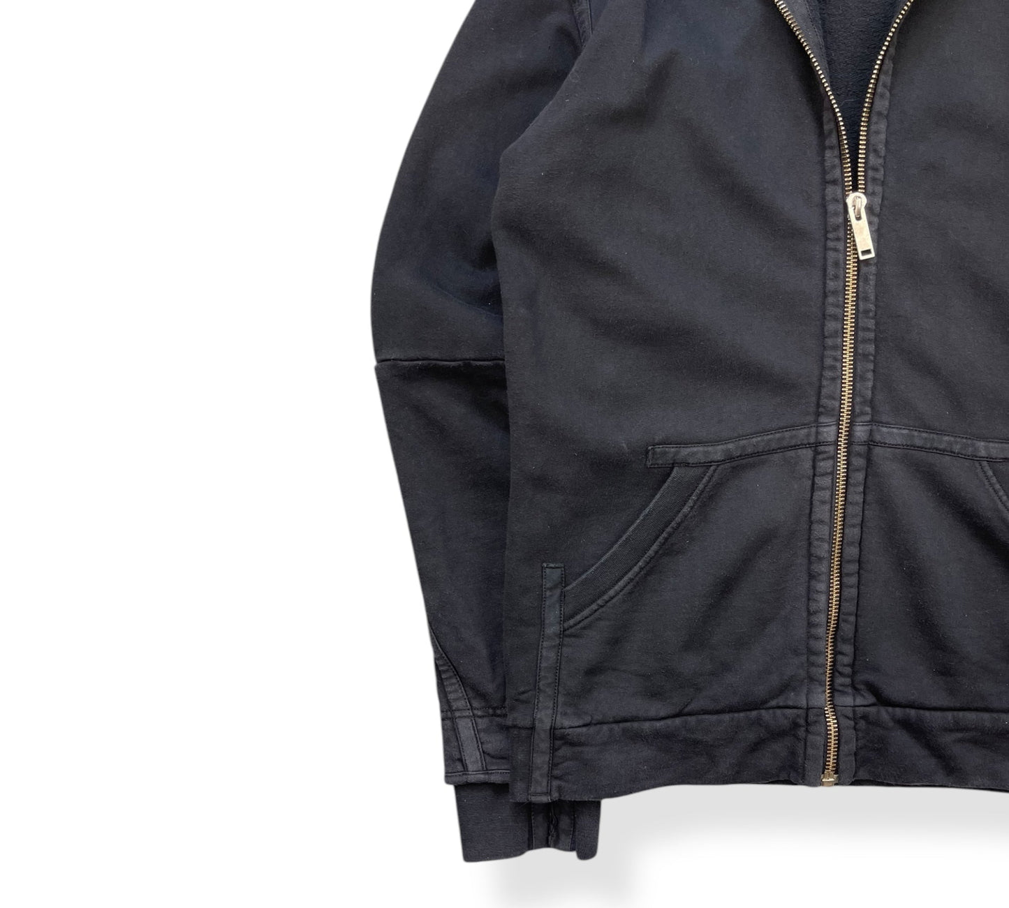 AW2009 Stone Island Denims Full Zip Face Mask Hoodie (L) | Default Title, Multicoloured