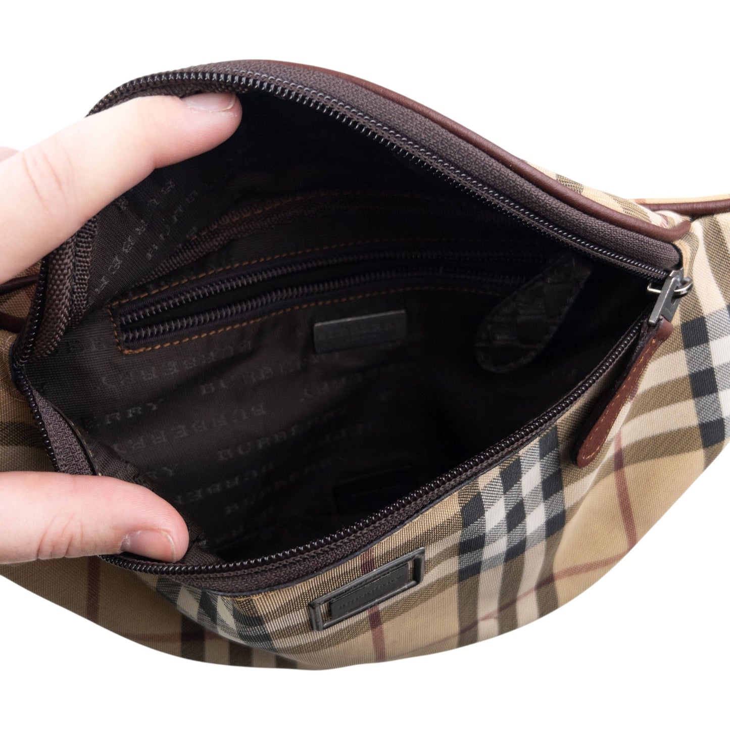 Vintage Burberry Nova Check Crossbody Bag