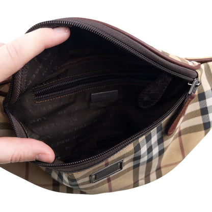 Vintage Burberry Nova Check Crossbody Bag