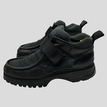 Prada 00’s Leather Low Combat Strap Boots - UK8/8.5 | O/S, Black