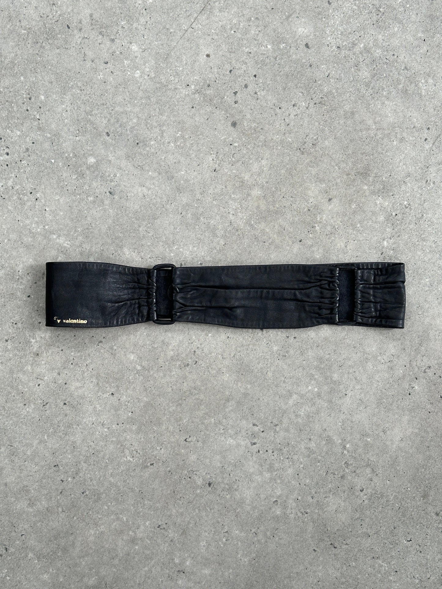 Vintage 1990s Leather Chunky Belt - W32-36
