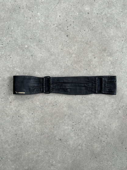 Vintage 1990s Leather Chunky Belt - W32-36