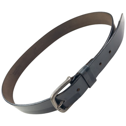 Vintage 2000s Issey Miyake Leather Belt Size W26 | O/S, Grey