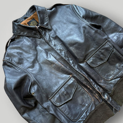 1970's Avirex Type A-2 Leather Pilot Jacket 40 | Default Title, Brown
