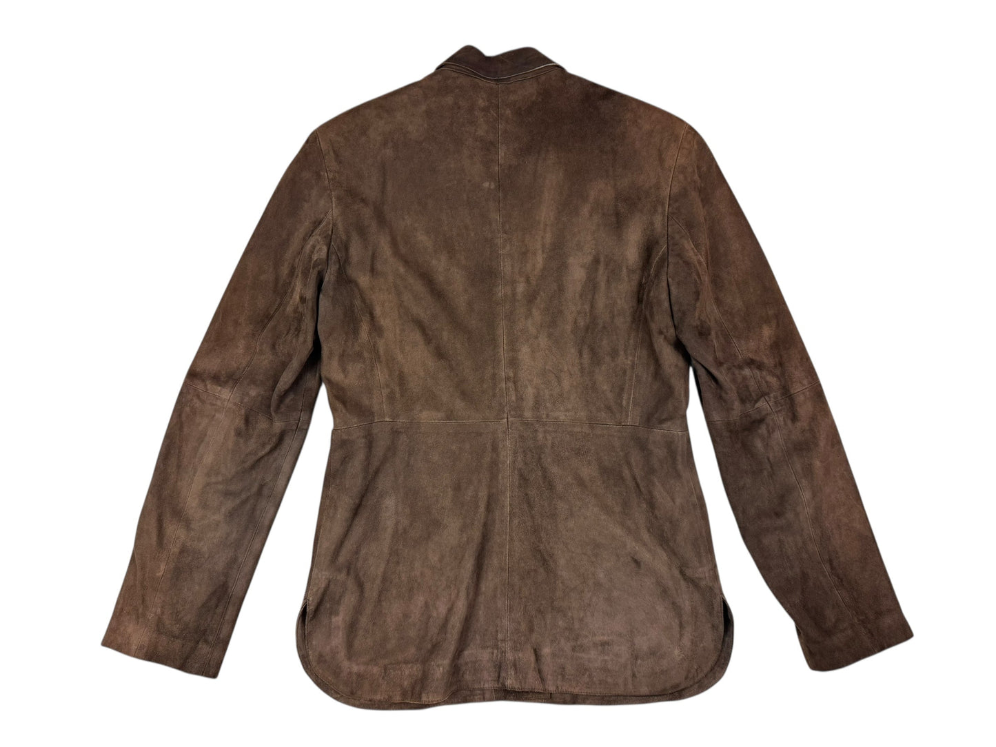 Emporio Armani suede jacket | Brown, Brown
