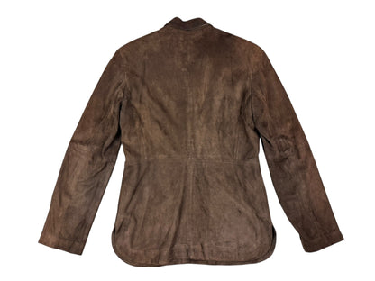 Emporio Armani suede jacket | Brown, Brown