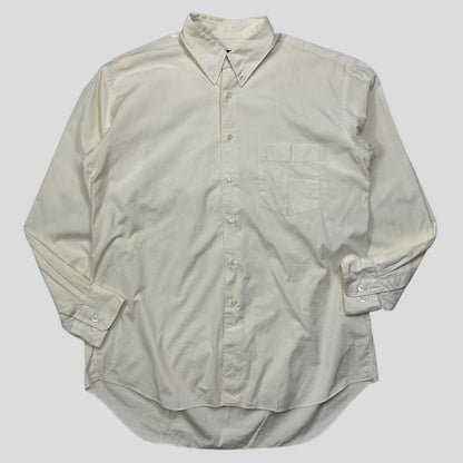 Comme Des Garçons 1992 Homme Deux Relaxed Cotton Shirt - S/M | Default Title, Cream