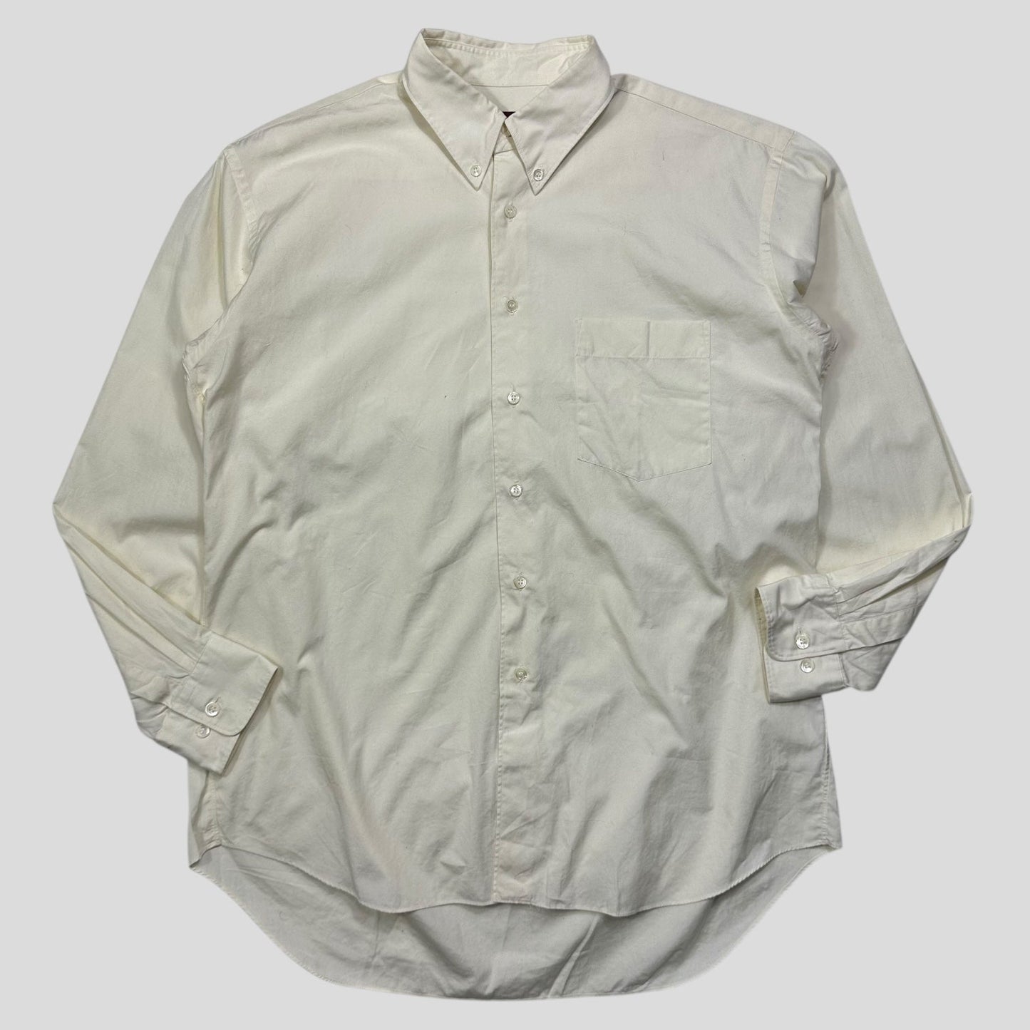 Comme Des Garçons 1992 Homme Deux Relaxed Cotton Shirt - S/M | Default Title, Cream