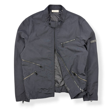 2000's DKNY Multizip Moto Jacket (L) | Default Title, Navy