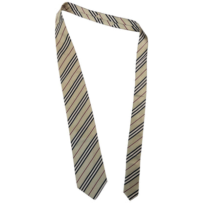 Vintage Burberry Nova Stripe Silk Tie