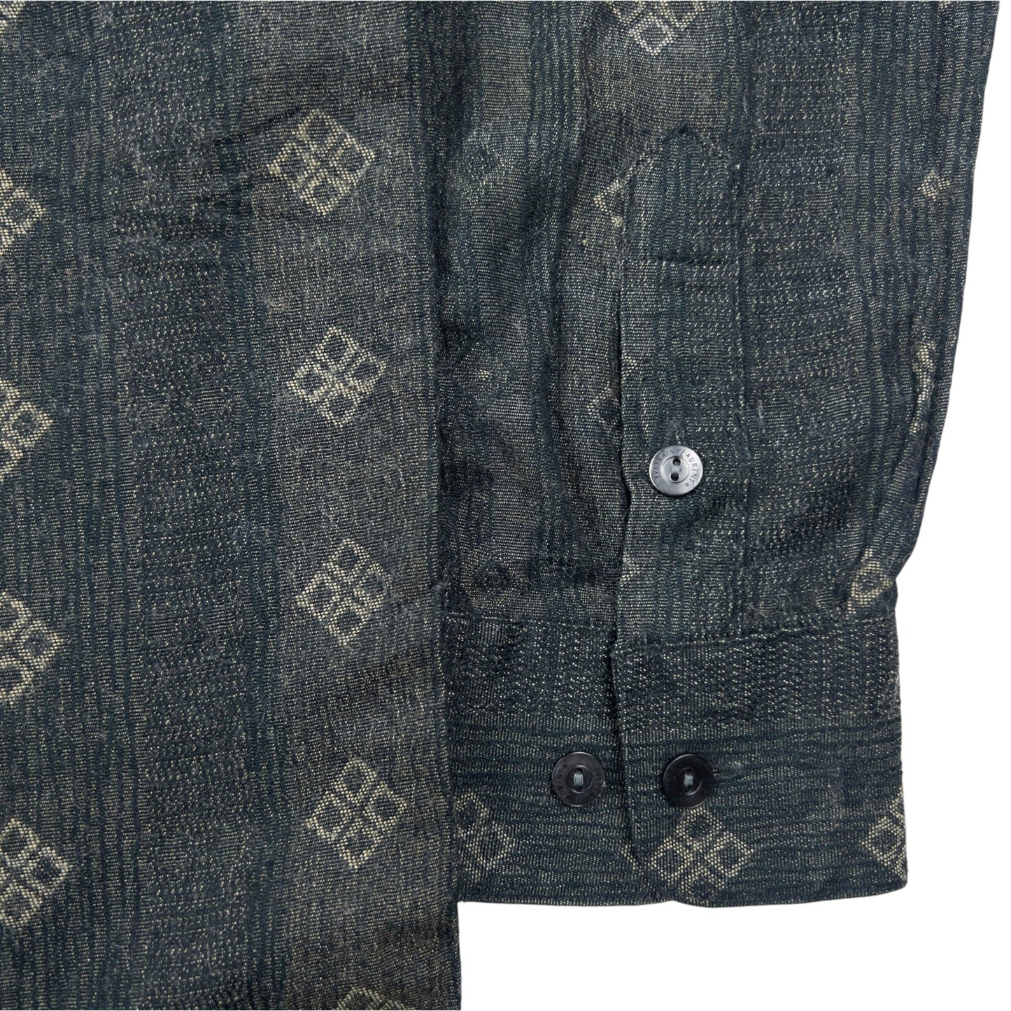 Vintage YSL Yves Saint Laurent Long Sleeve Button Up Shirt Size L