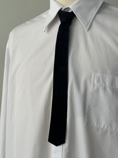 Vintage 1990s Suede Skinny Tie