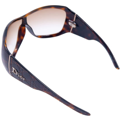 Vintage Dior Embossed Tortoise Shell Sunglasses