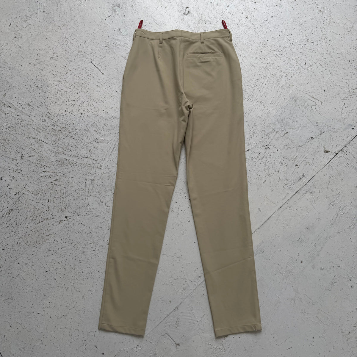 ss2000 prada sport nylon slim fit trousers | O/S, Beige